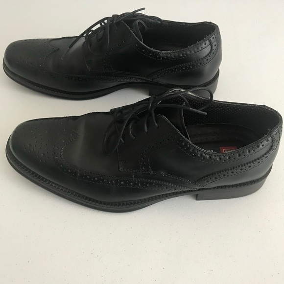Chaps Shoes Mens Chaps Black Brogue Wingtip Dress Shoes M Poshmark